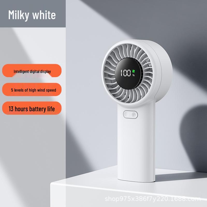2026 USB Mini Handheld Fan: High-Speed Brushless Motor, Long Battery Life, Strong Wind 6000mAh