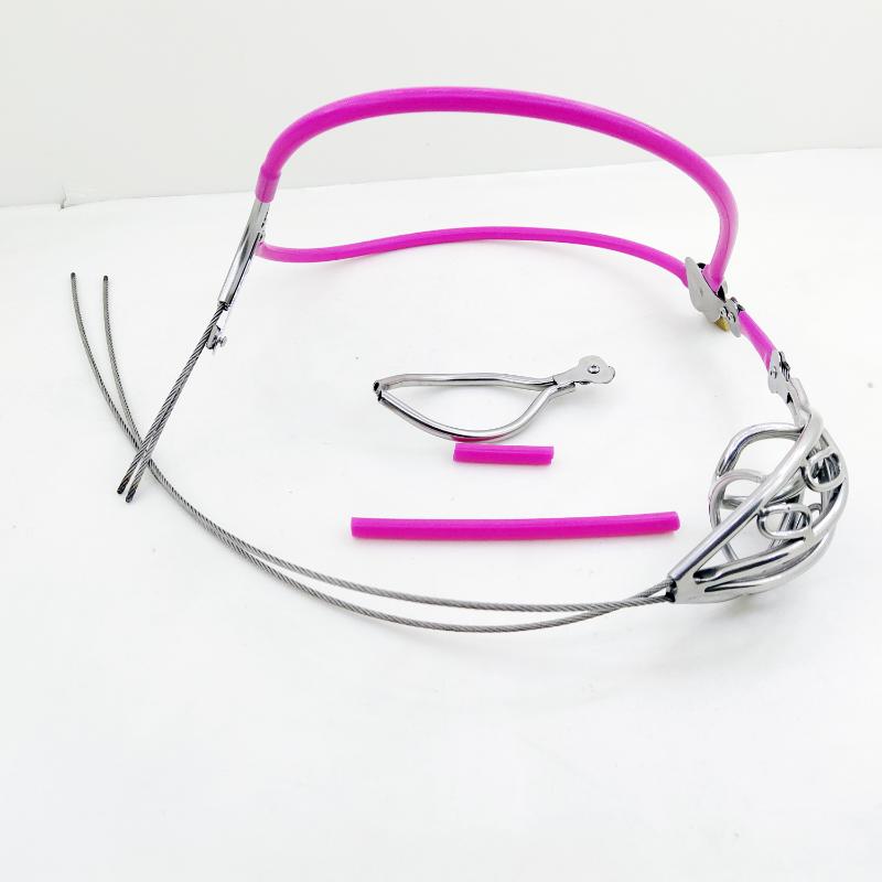 Male Stainless Steel Silicone Hollow Cock Cage Invisible Chastity Belt Shield Device Anal Hole Adult BDSM Bondage Lock Pants Man