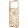 Etui Guess Leopard Glitter Magsafe Do    Iphone 17 Pro Max Brązowy