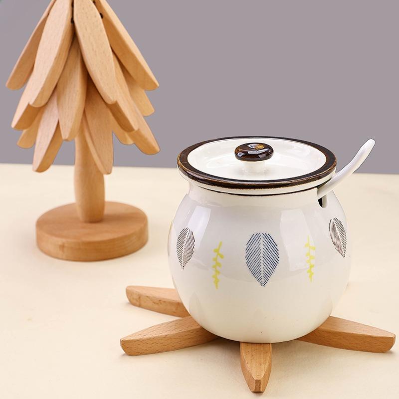 Black Walnut Thermal Insulation Pad, A Tree Coaster, Creative Household Anti-scalding Placemat, Log Tea Tray, Cute Desktop Ornament
