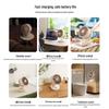 KONKA USB Rechargeable Oscillating Desk Fan with Aroma CN plug (adapter included)