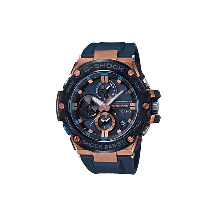 CASIO Men G-STEEL Series Blue Watch GST-B100G-2APRT Black
