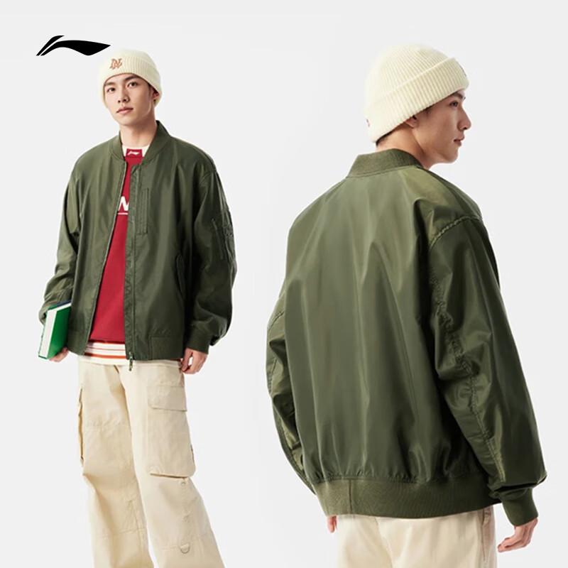 Li-Ning 2025 Fashion Baseball Collar Multi-Pocket Jacket