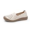 Mom summer hollowed out new flat-bottomed breathable single shoes sandals non-slip soft-soled comfortable hole women's shoes