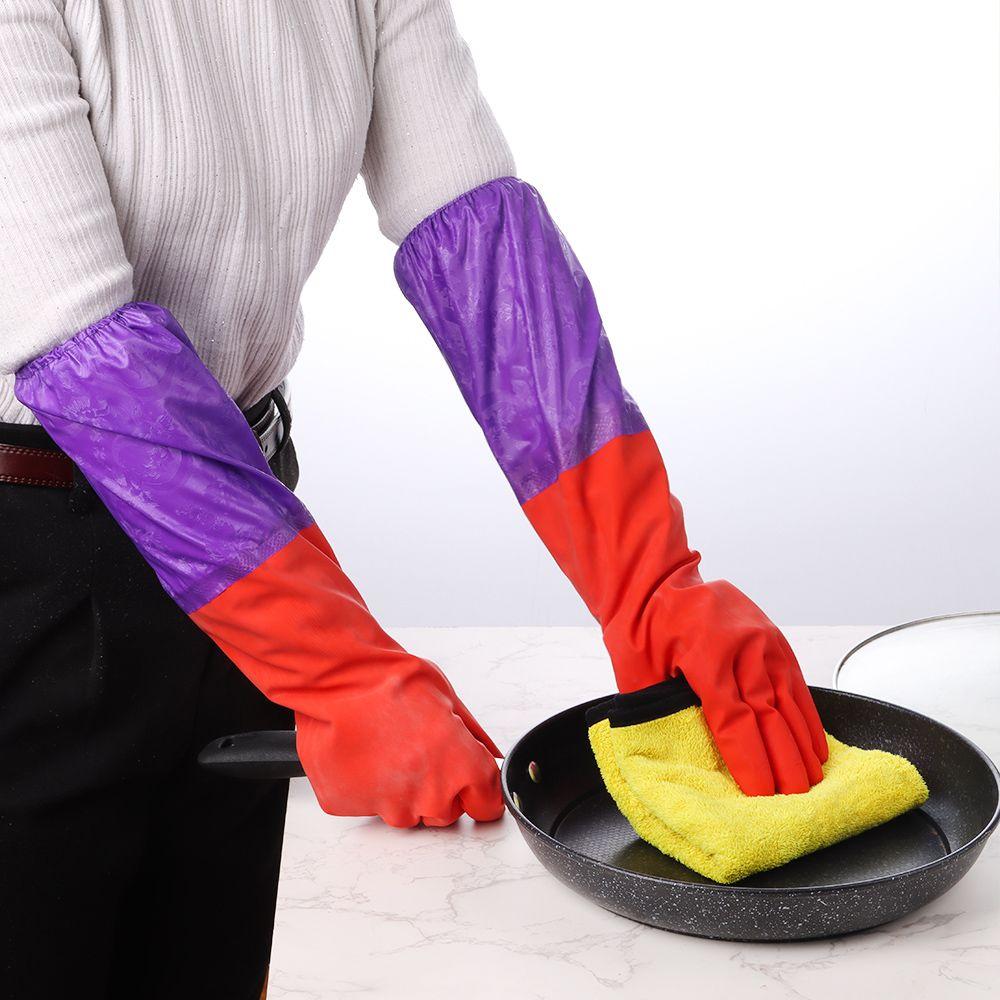 

Tools Velvet Thickening Gloves Washing Clothes Dishwashing Gloves Household Warmth Cleaning Gloves