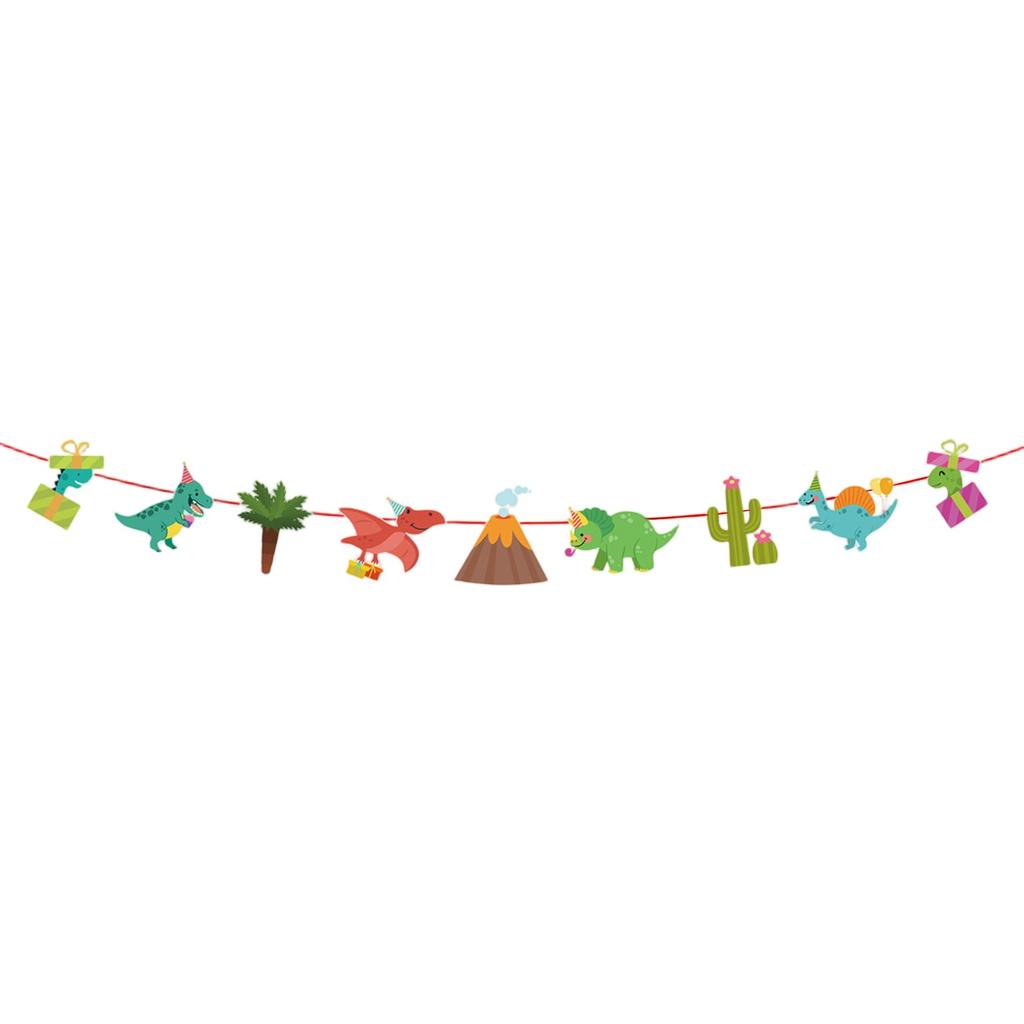 Children's Birthday Flag Kindergarten Shopping Mall Store Event Decoration Birthday Party Party Cartoon Pennant Flag