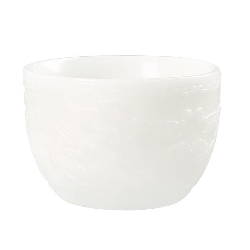 Shangqi Ice Jade Porcelain Embossed Dragon Teacup