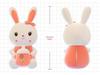 Adorable White Bunny Plush Pillow - Cute Rabbit Doll for Kids' Birthday Gift