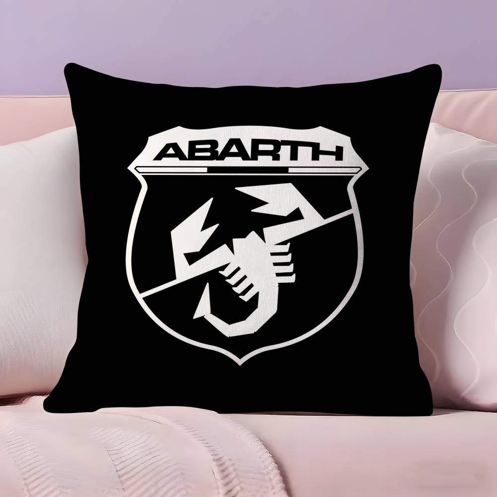 A-Abarth Scorpion Pillow Case Ultra Soft Skin Friendly Fabric Cloud Like Comfort & Concealed Zipper