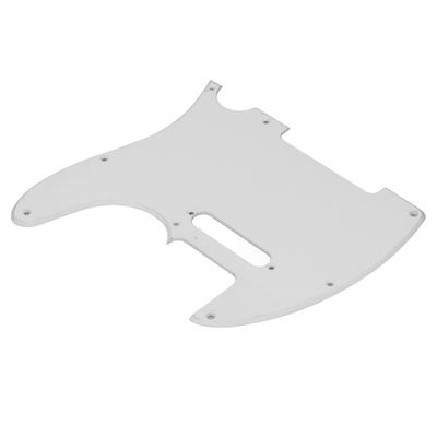 Guitar Pickguard 8 Hole Single Layer PVC Guitar Scratch Plate for Telecaster Tele Guitars