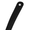 Practical Black PU Leather Accordion Bellow Strap with Stable Metal Snaps Suitable for Uninterrupted Play and Style