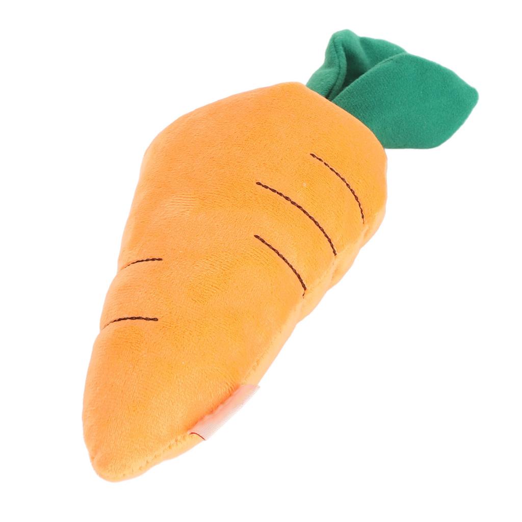 Carrot Dog Squeaky Toys Bite Resistant Relieve Anxiety Dog Squeaky Chew Toys Carrot Shaped Dog Toy for Playing