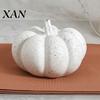 Simple Style Pumpkin Decoration Halloween Ornaments, Resin Delicate Texture Stable Sculpture, Spotted Ornament Textured Accents, for TV Cabinet