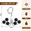 IOLOYU Hanger with 6 Rotating Clothes for Hooded Closet for Tank Convenient Hooks, 360-Degree Rack, Multifunctional, Non-Slip, Parkas, Space-Saving,