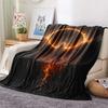 Flame Phoenix  Print Flannel Blanket, High quality Comfortable for All Seasons, Home Decor, Warmth and Comfort