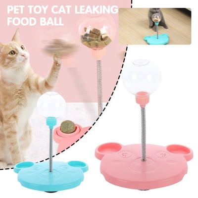 Food Leaking Ball Toy Cat Chasing Cat Ball Toys Pet Puzzle Toys Cat Training Toys Pet Snack Feeder
