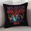 Rock Band Van Halen Cartoon Series Square Pillowcase Soft Waist Sofa Cushion Cover Bedroom Room Pillowcase