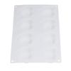 8Grid HeartShaped Mold Silicone Mousse Cake Mold Baking Tool for Bakery Kitchen