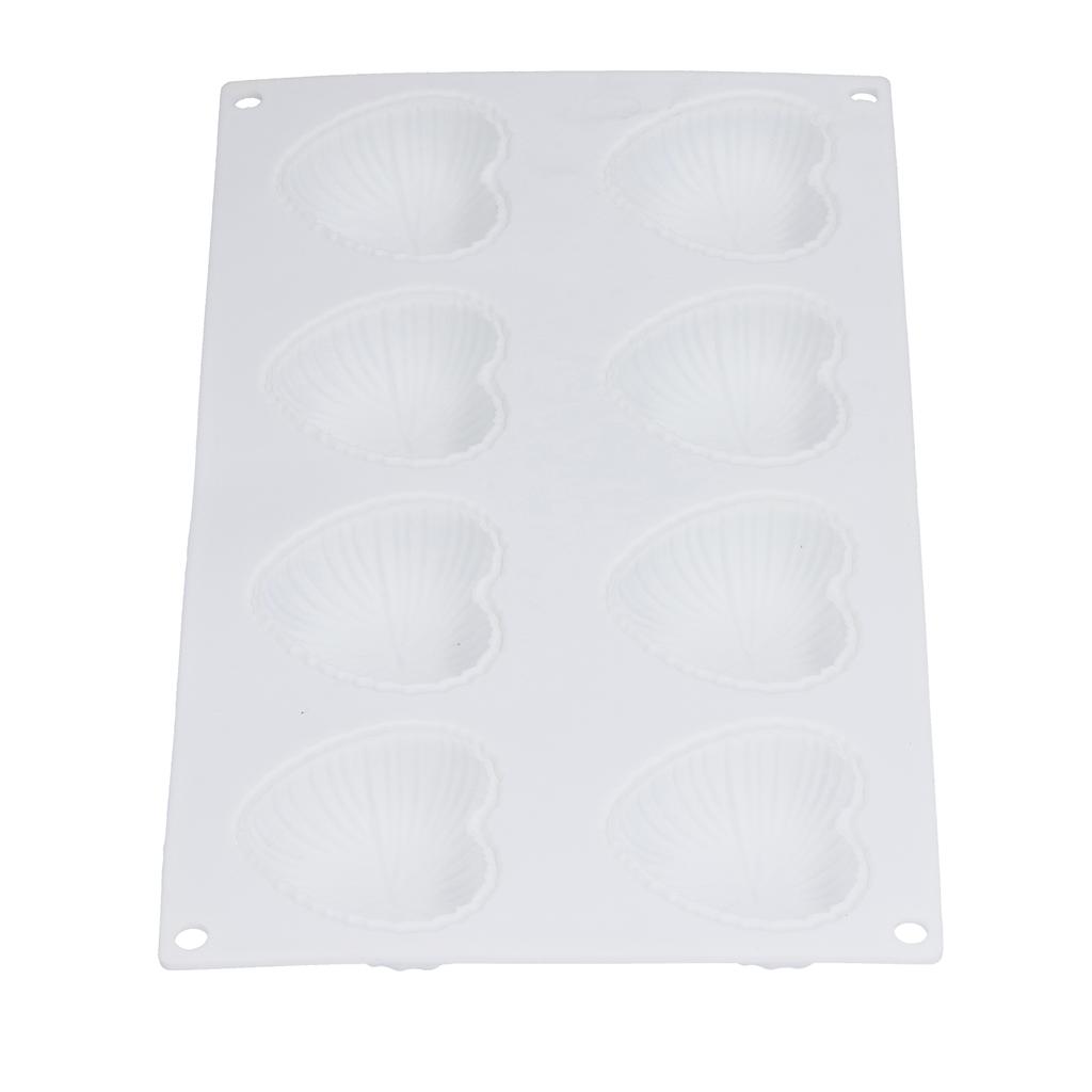 8Grid HeartShaped Mold Silicone Mousse Cake Mold Baking Tool for Bakery Kitchen