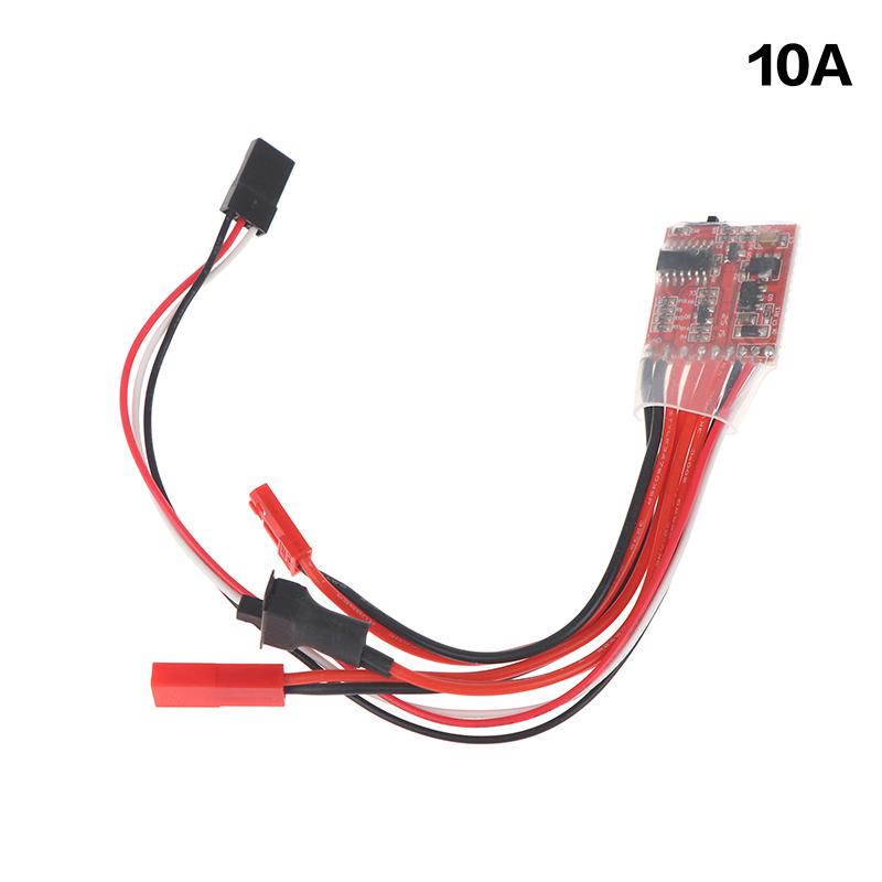 Micro ESC 10A 15A 20A 30A Brushed ESC RC ESC Electric Speed Controller For DIY Mini 1/16 1/18 1/24 RC Car Boat Tank W/Brake