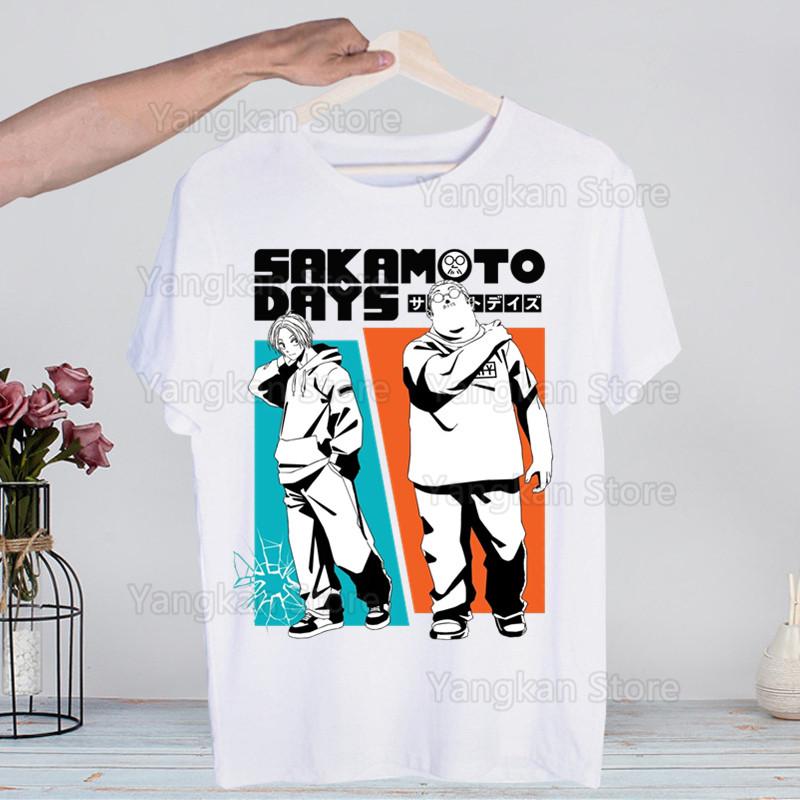 Sakamoto Days T Shirt Men Shirts Quality Summer Top Tshirts Short Sleeves Tees T-Shirt