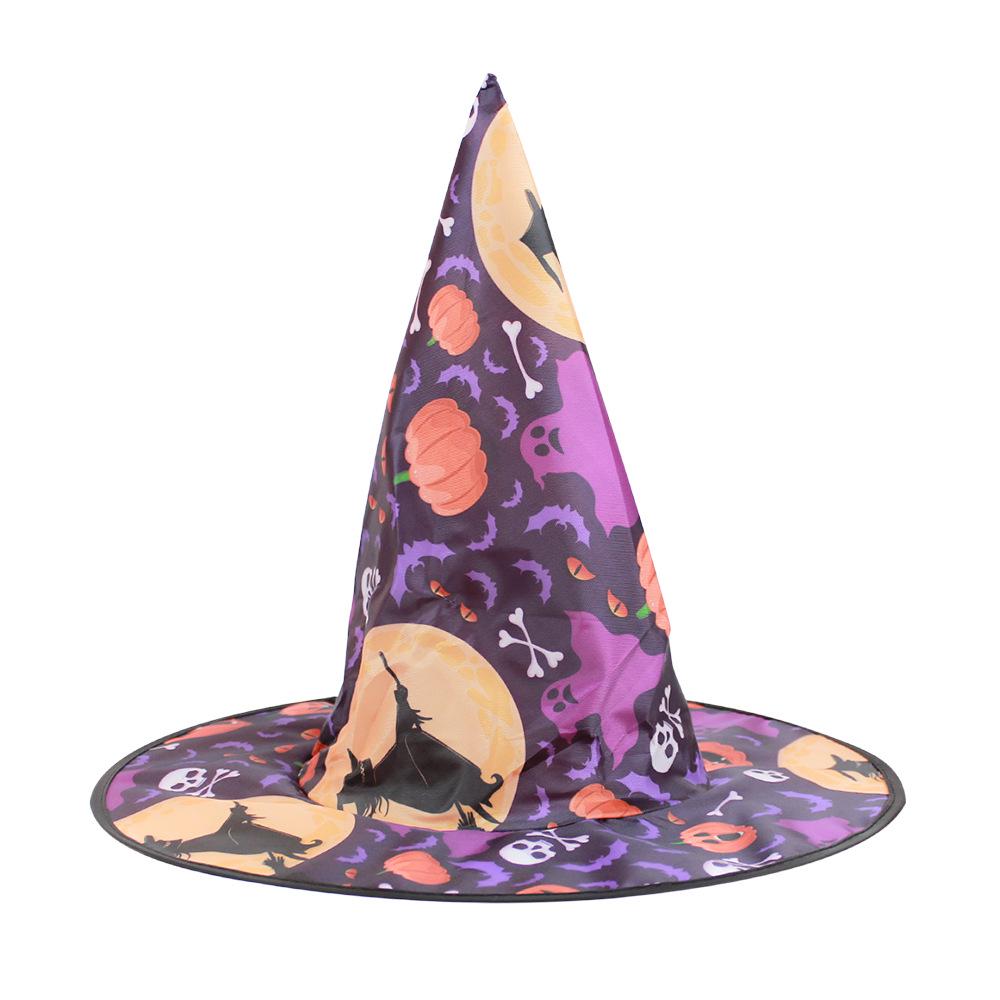 Light-Up Spiderweb Witch Hat Halloween Decoration