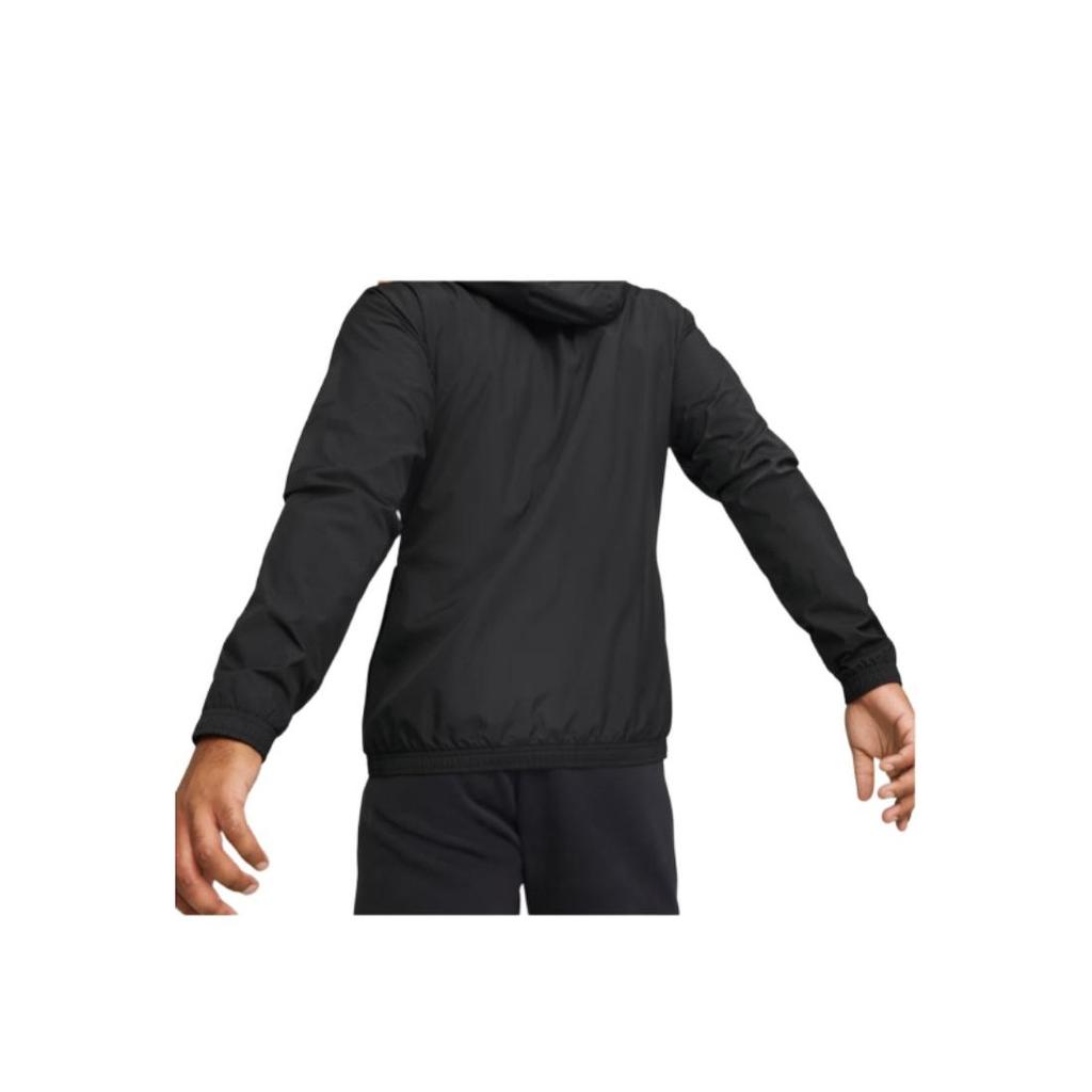 Puma Solid Color Hooded Zip Fit Jacket Unisex Jacket Black 657396-04