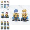 Golden Saint Seiya Pvc Figure Anime Collectible Model Cake Topper Blind Box Toy
