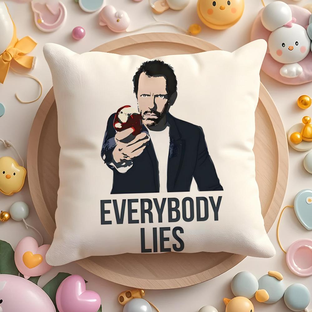 Dr H-House Cushion Cover Home & Car Multi-Scene Pillow Cover - Reversible, Soft & Durable for Daily Use