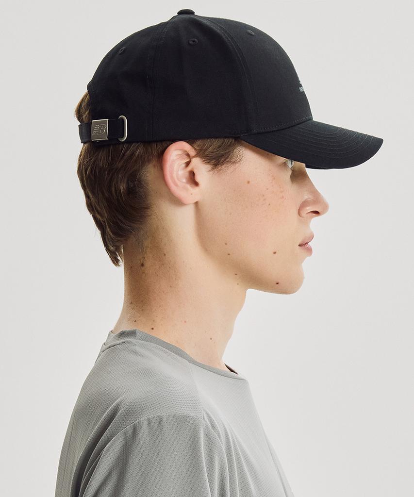 Nyuballanseu Nbgdgf1101 / Stacked Logo Structured Ball Cap (Black)