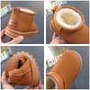 Botas de Nieve de Invierno 2025 para Niños - Moda Clásica para Niños y Niñas
