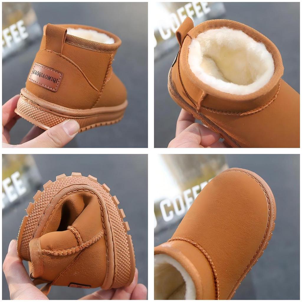 Botas de Nieve de Invierno 2025 para Niños - Moda Clásica para Niños y Niñas