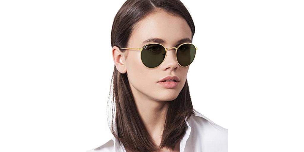 Sunglasses 0RB3447N ROUND METAL 001 GREEN 50 Ray-Ban G-15