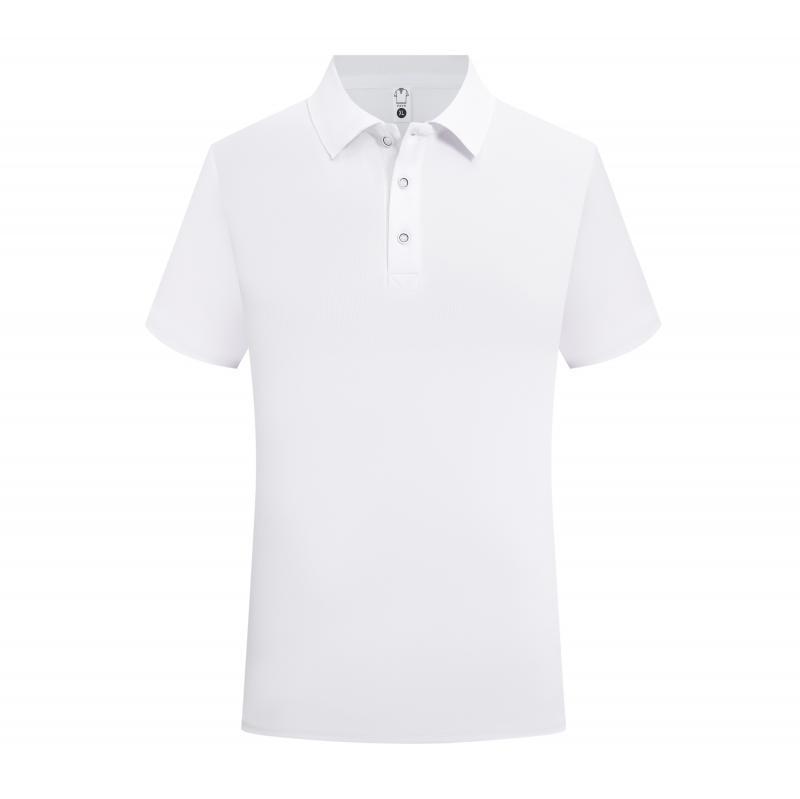 Custom Polo Shirts with Logo Print – Solid Color, Breathable, Short Sleeve Work Uniforms XXXL белый