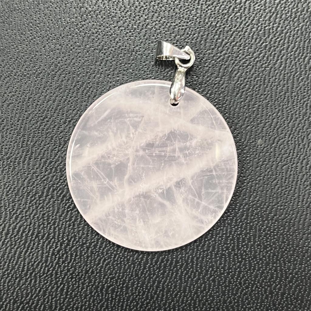 3Pcs, Energy Natural Stone Gemstone Round Pendants, DIY Jewelry Making Charms for Necklace, Bracelet, and Craft Accessories, Unique Gifts 30×30mm
