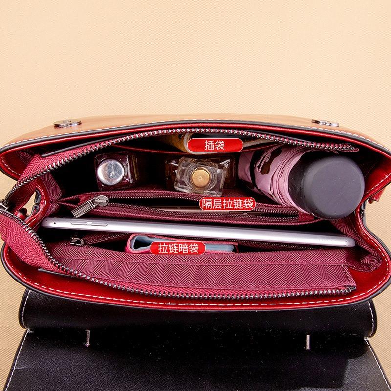 Cowhide Bag Women's New Shell Bag Shoulder Handbag Women's Genuine Leather Women's Bag Messenger Bag Women