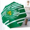 Printed Sporting CP logoPrinted Folding Umbrella,Outdoor,Leisure,And Travel Umbrella,Durable Umbrella Fabric,Birthday And Holiday Gift
