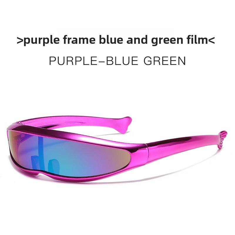 Future Style Sunglasses For Outdoor Sports With Uv400 Protection For Party And Rave Fans