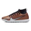 Nike Giovane. Mercurial Superfly 9 Club Antiscivolo Assorbimento degli Urti Resistenti Calzature da Calcio per Bambini a Mezza Caviglia Calzature da Calcio per Bambini Rame Metallico DR6073-810