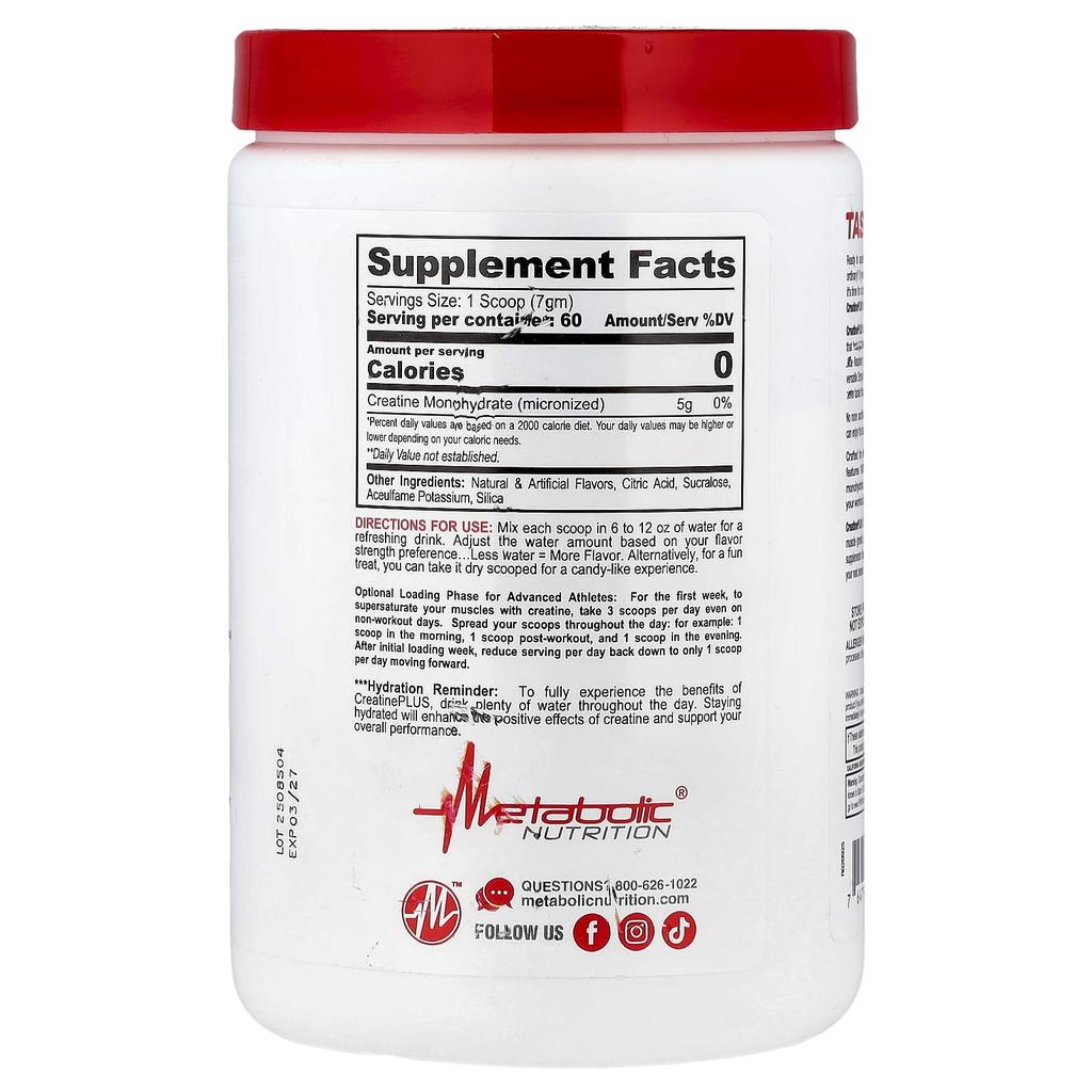 Micronized Creatine™ Plus, Grape, 420g