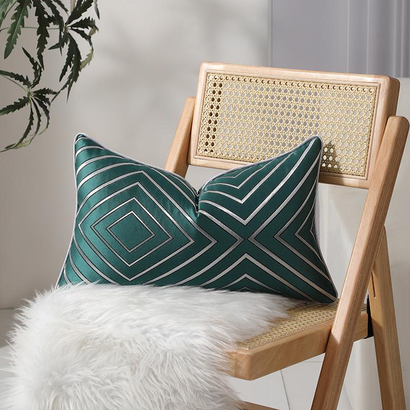 High-precision Light Luxury Sofa Decorative Lumbar Pillow, Living Room Sofa Cushion Cover, Modern Pillow