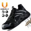 Steel Head Anti-smashing and Stab-proof Safety Shoes Flying Weaving Breathable Deodorant Work Shoes Light and Wear-resistant