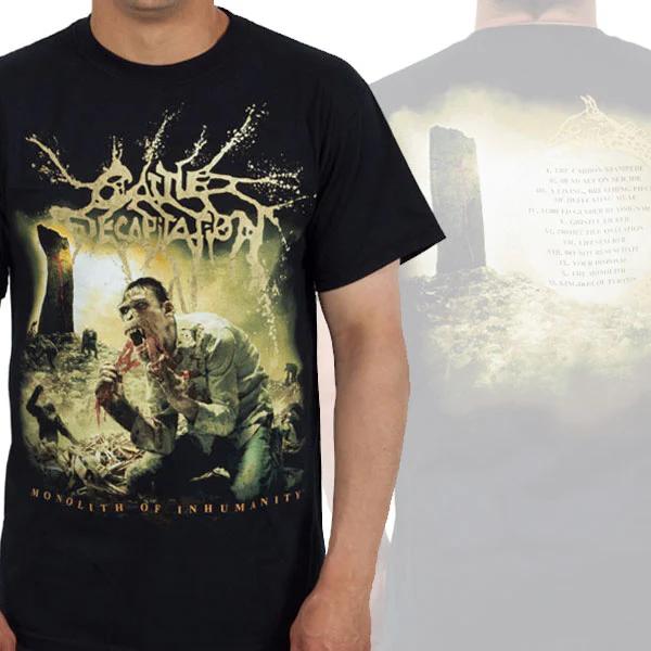 Cattle Decapitation Inspect Sign Casual Tshirt Luxury Brand for Men and Women Top