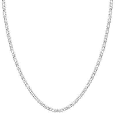 [Shinjuku Gin No Kura] Roll Chain, 40-60cm Long (40cm), Approx. 2.3mm Wide, Sterling Silver 925 Necklace Chain for Men, SV925 Chain Only