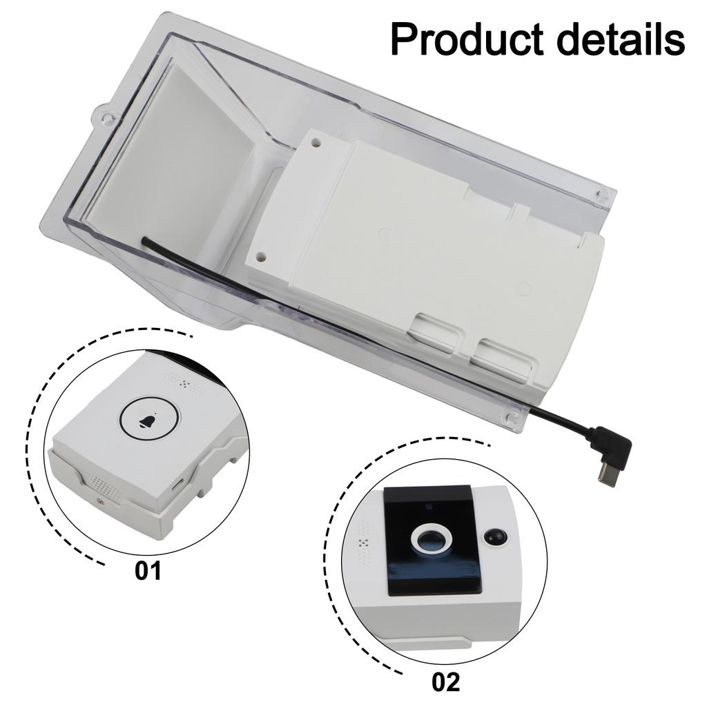 Wifi Doorbell Wireless Video Doorbell Solar Charging Waterproof Cover For Night Vision Two-Way Intercom Home Security Doorbell