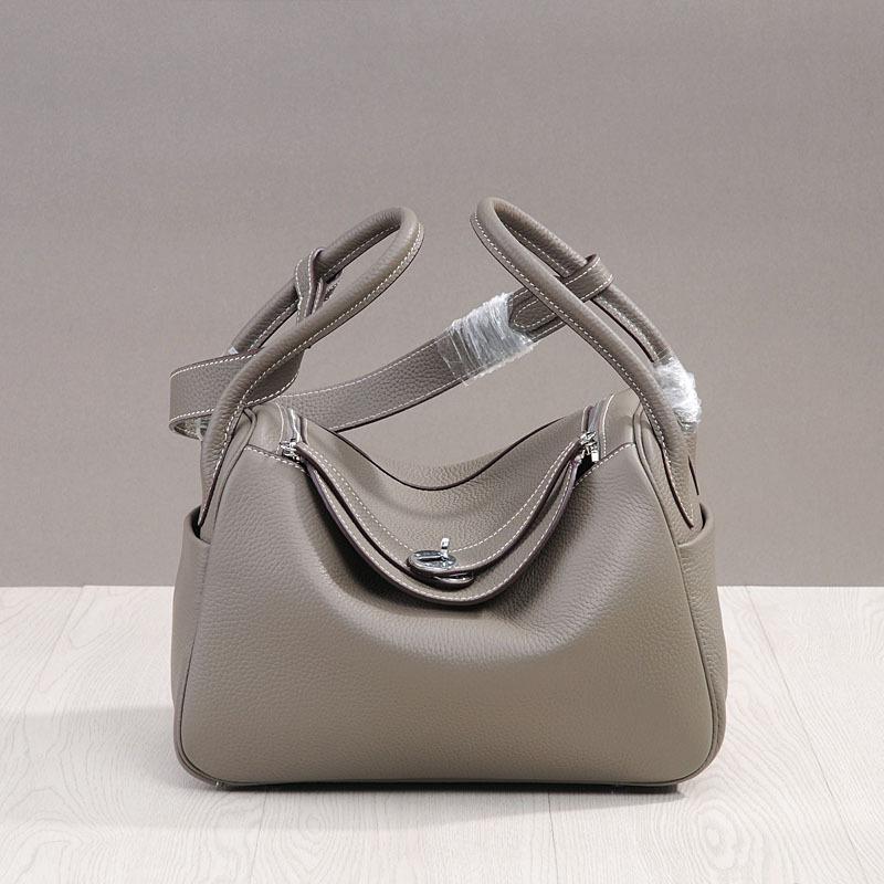 Módní taška Nová taška na léky Taška Lindi Vysoce kvalitní Vrchní vrstva Hovězí kůže Kabelka přes rameno Pravá kůže Dámská taška Explozivní