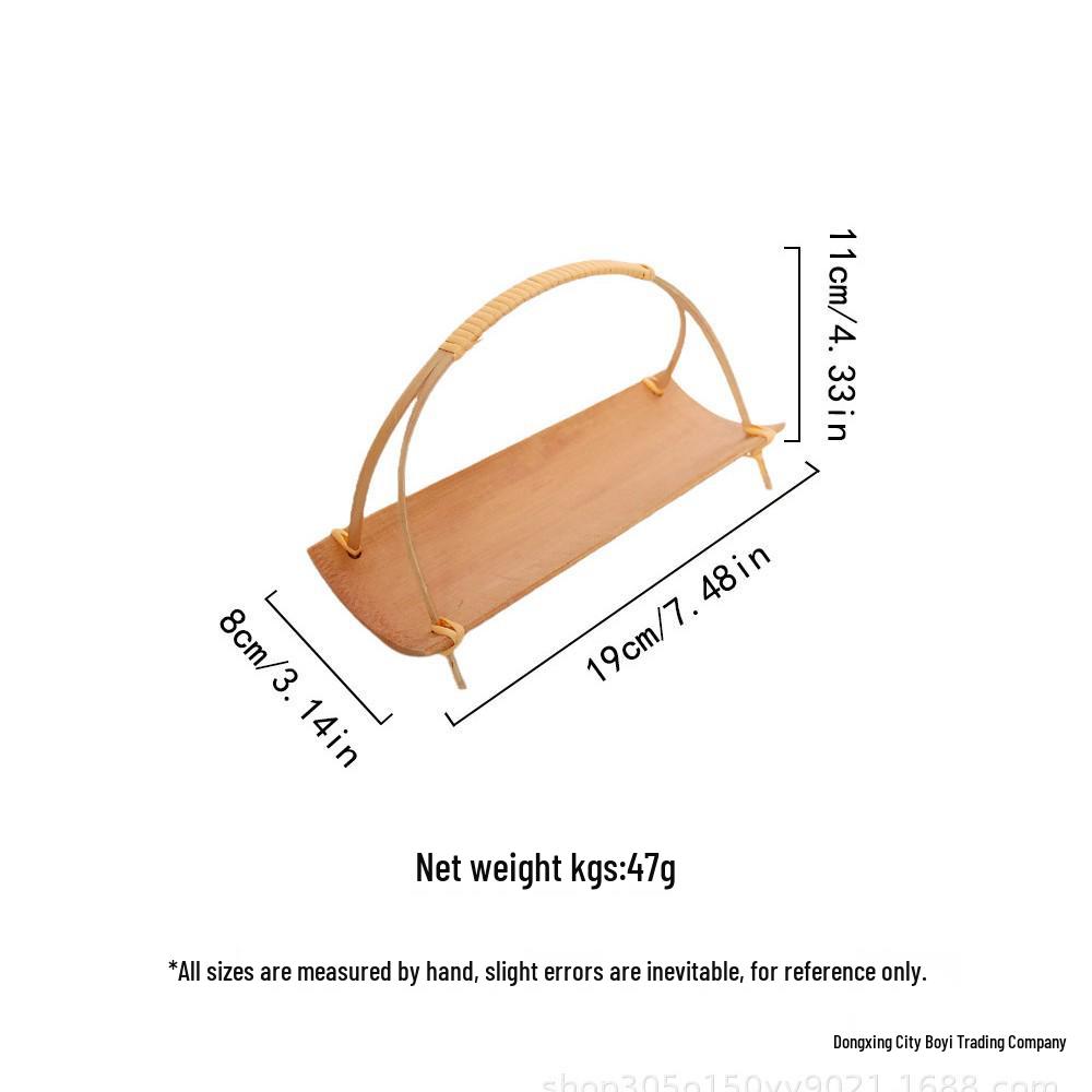 

Набор бамбуковых японских держателей для полотенец, корзин и тарелок для чая и закусок ручной работы