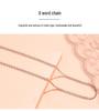 S925 Sterling Silver Women's Clavicle Necklace - Plain Snake Bone, Water Wave, Melon Seed, Ingot Chains. No Pendant Included.