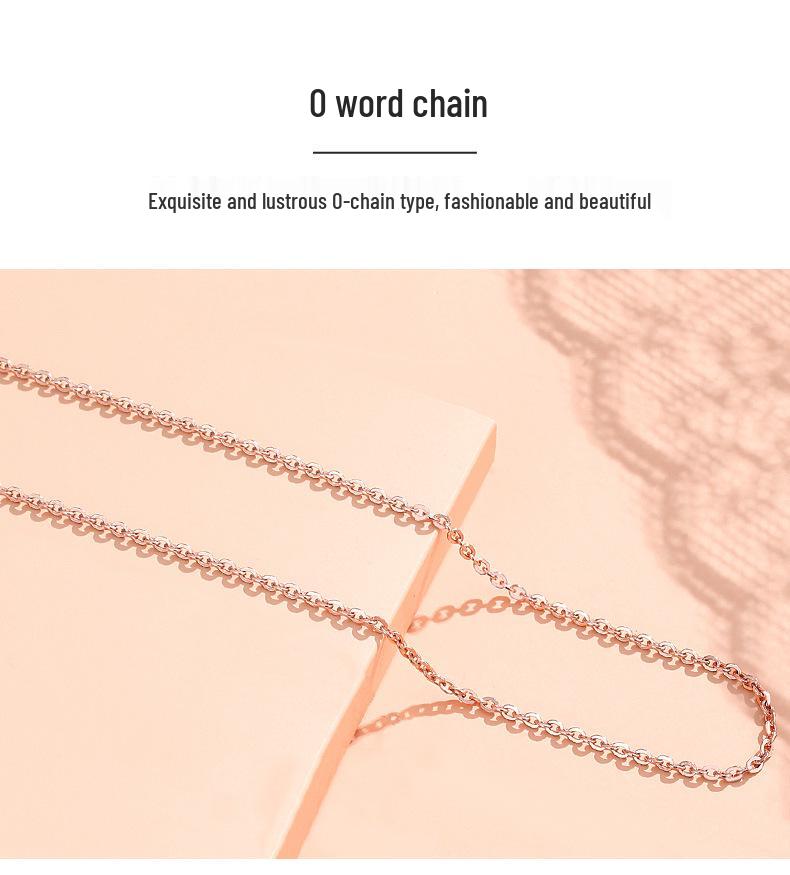 S925 Sterling Silver Women's Clavicle Necklace - Plain Snake Bone, Water Wave, Melon Seed, Ingot Chains. No Pendant Included.