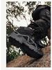 Męskie ultralekkie wodoodporne buty trekkingowe i taktyczne typu high-top - oddychające buty outdoorowe bojowe i pustynne